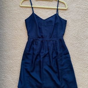 J. Crew cami dress navy